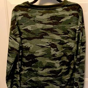 Woman’s camo top